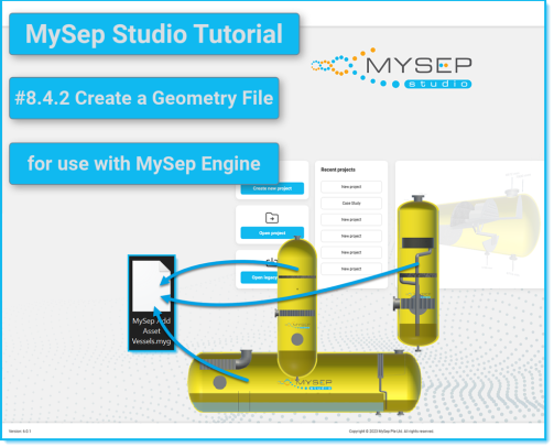 MySep Tutorial #8.4.2 Create a geometry file for use in a process simulation