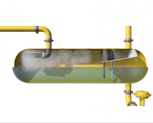 Horizontal Two-phase Separator | MySep