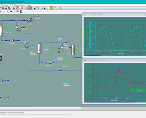 MySep Engine in UniSim with Slugging