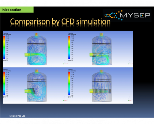 MySep Training Material Preview CFD Comparison of Inlet Devices 