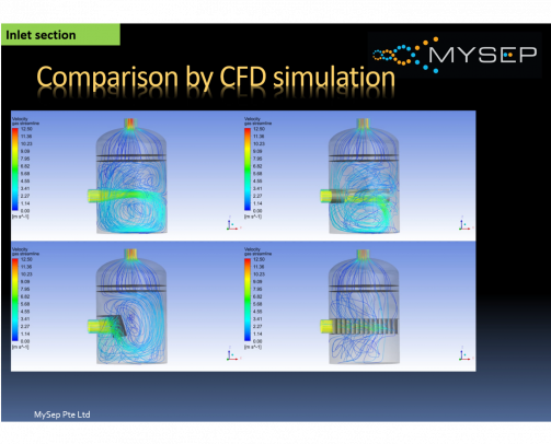 MySep Training Material Preview CFD Comparison of Inlet Devices