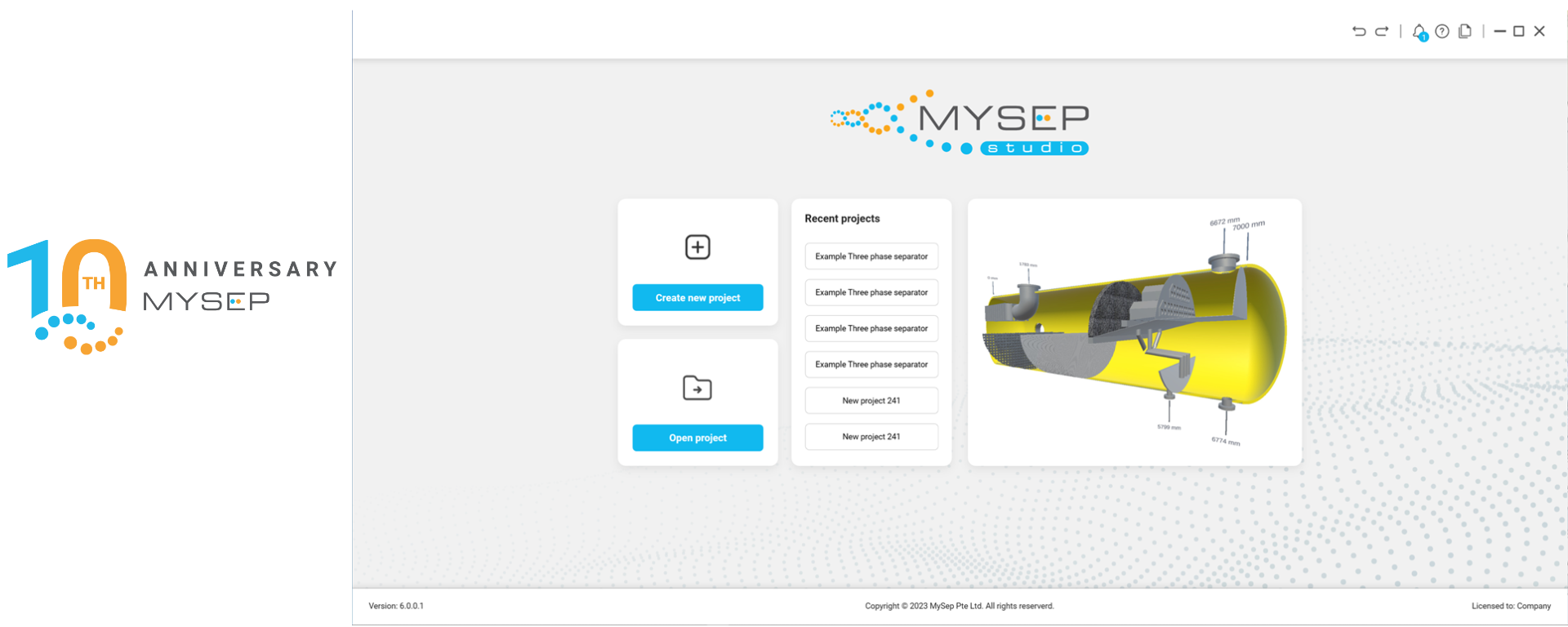 MySep Studio V6.0 Split Screen Function