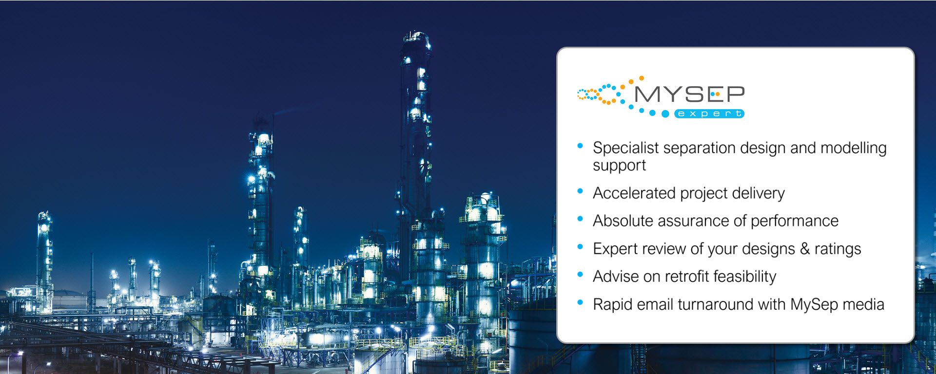 Separation Expert Support for Process Design and Evaluation